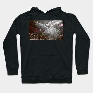 Dragon in Lightning. Storm Hoodie